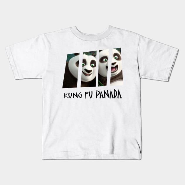 Kung Fu Panda Kids T-Shirt by makram